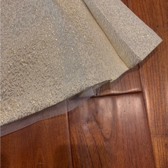 Gymboree gold/cream special occasion HOLIDAY dress, size 3T - Picture 3 of 7